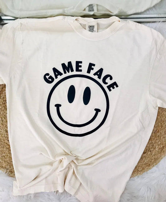 Game Face Happy Puff Tee