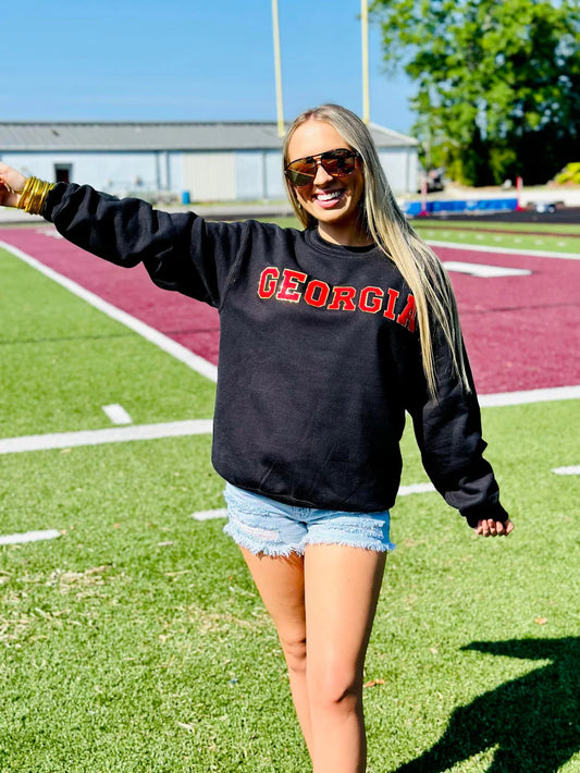 Custom Chenille Patch Sweatshirt