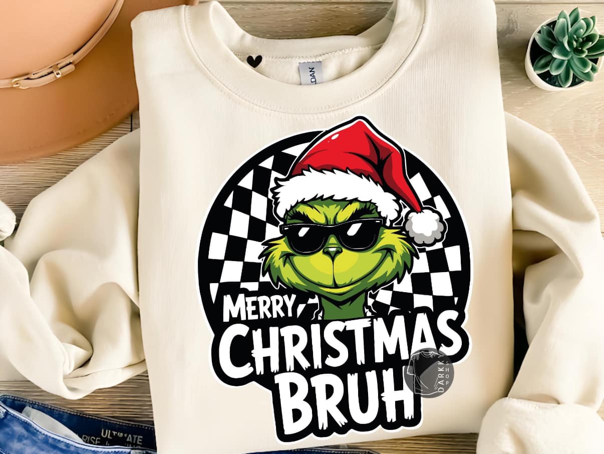 Grinch-Merry Christmas Bruh