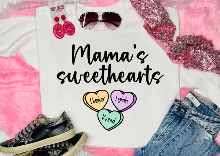 CUSTOM Name Sweetheart Sweatshirt