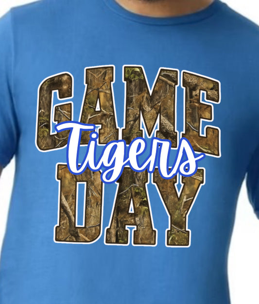 Camo Game Day Tigers
