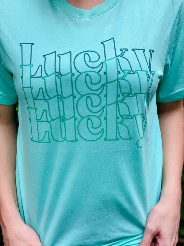 Lucky Stacked Tee
