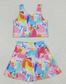 Active Two PIece Set-Watercolor