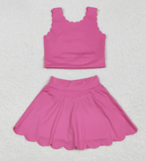 Active Two PIece Set - Solid Scallop