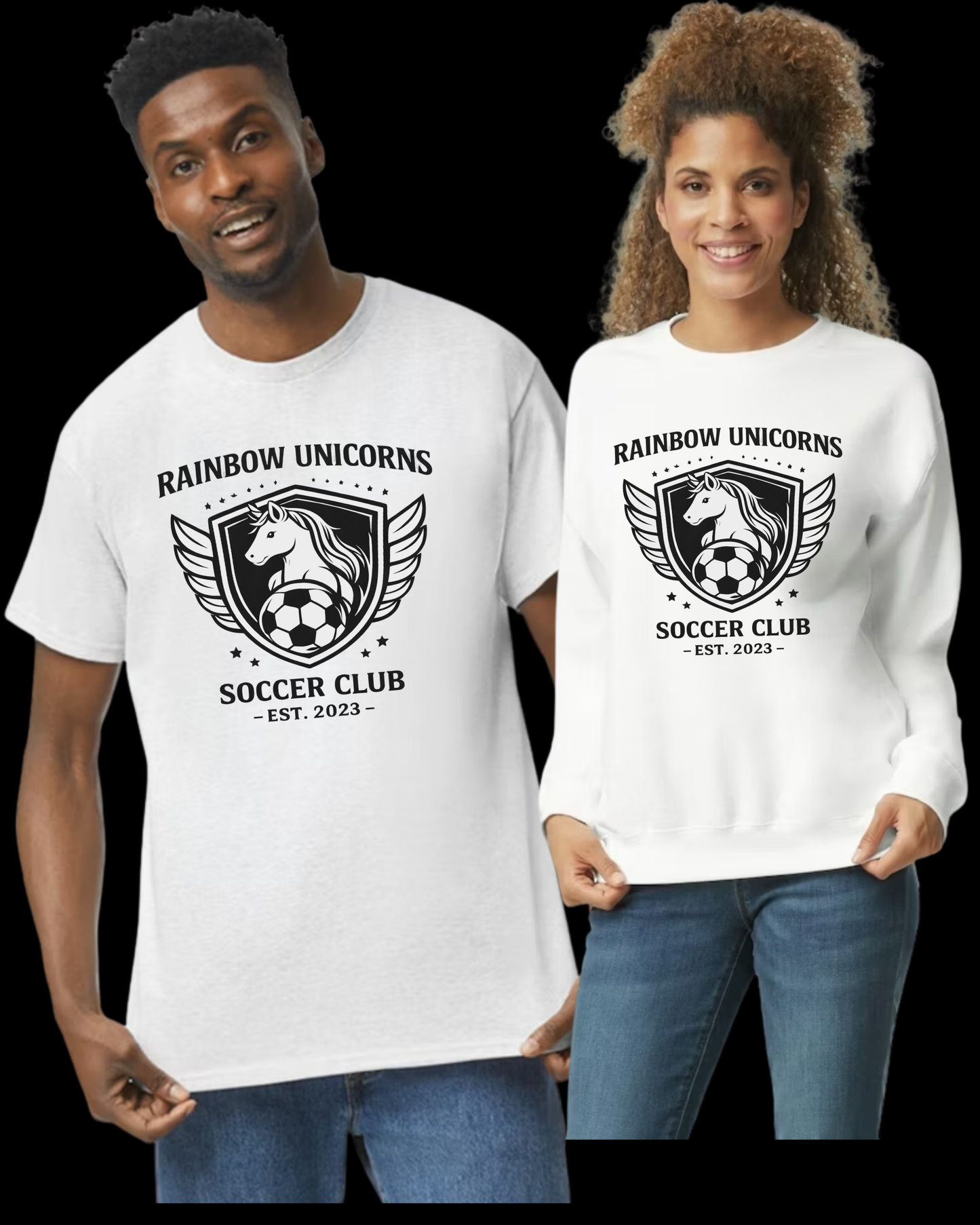 Rainbow Unicorns Soccer