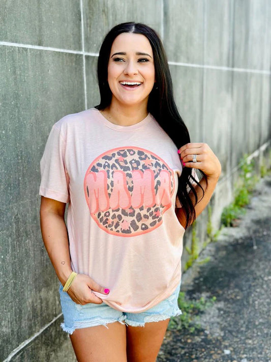 Mama Retro Starry Leopard Circle