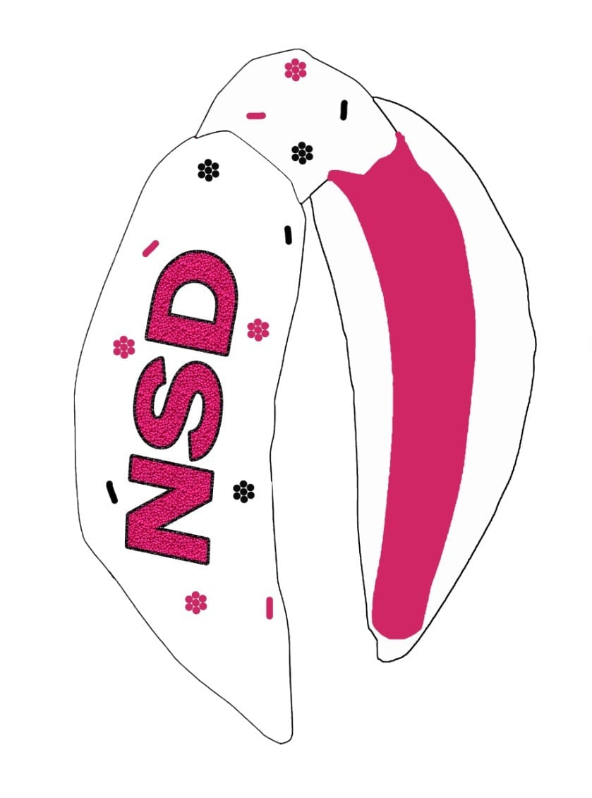 NSD Drill Co Custom Beaded Headband