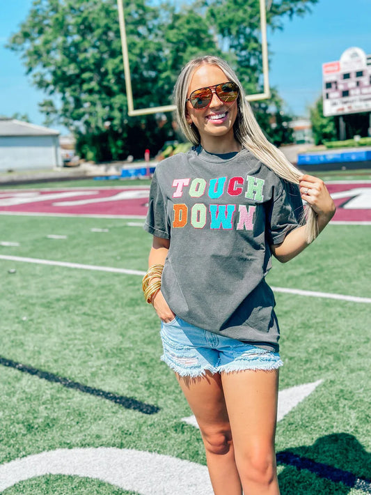 Touchdown Multicolored Patch Tee