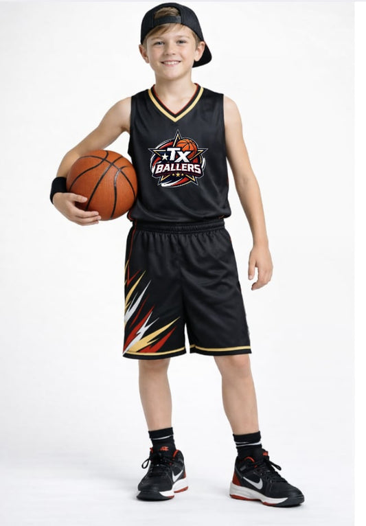 Texas Ballers Reversible Basketball Uniform