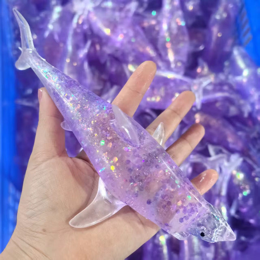 Glitter Shark Squishy