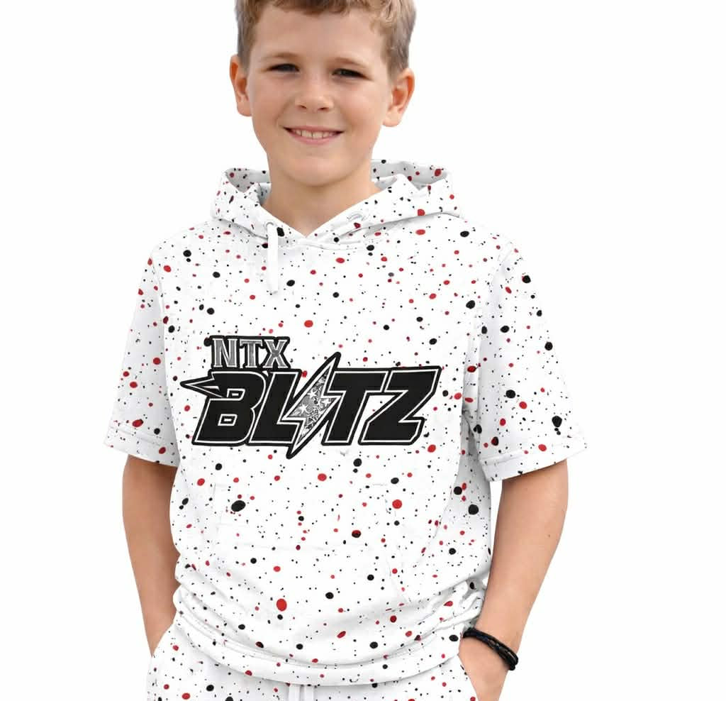 NTX Blitz Spring Splatter Short Sleeve Hoodie