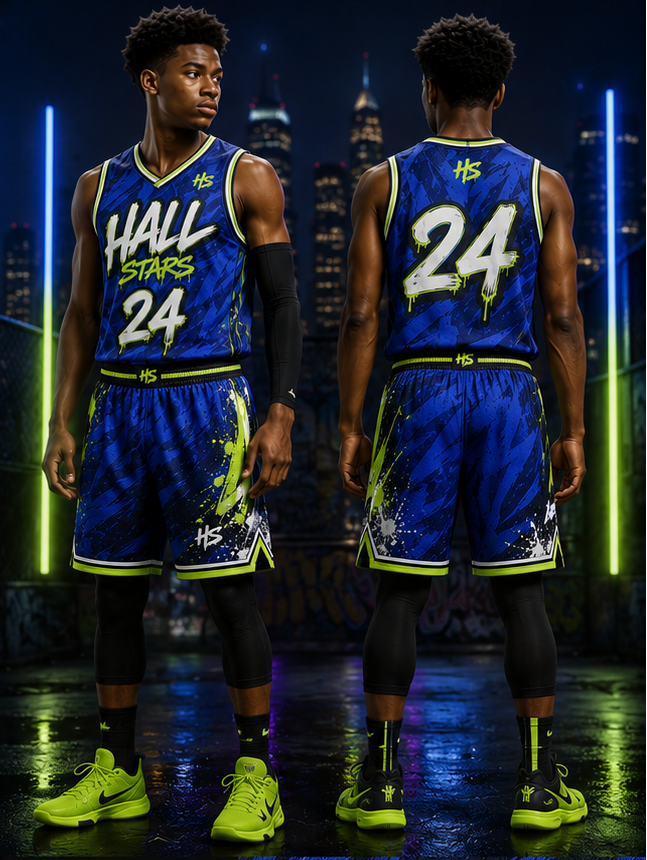 Hall Stars Reversible Basketball Uniform