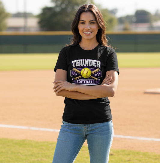 Thunder Softball Bat and Ball