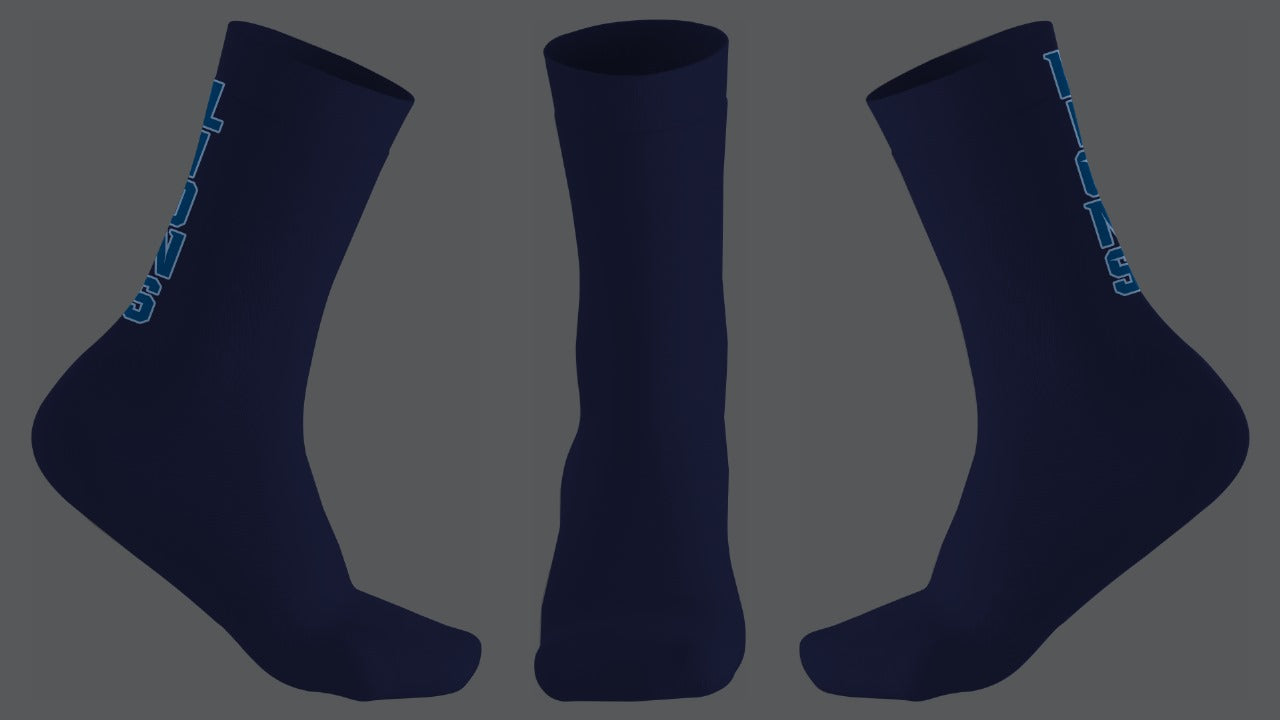 Lions Basketball Socks