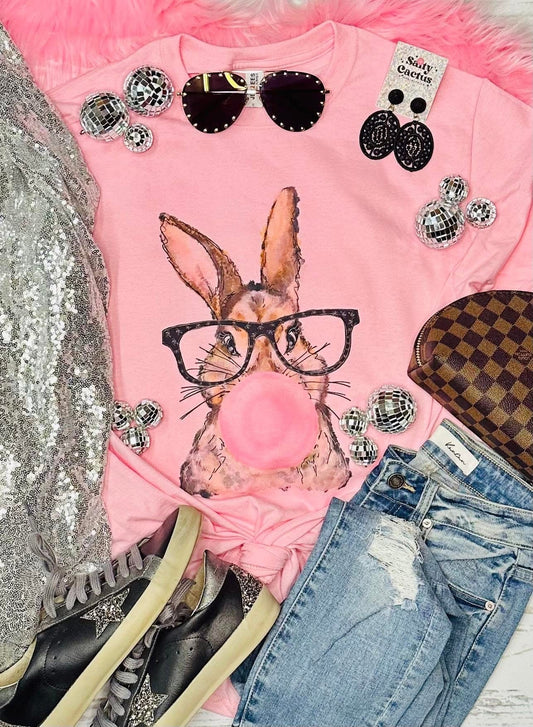 Easter Shirts Bunny with glasses