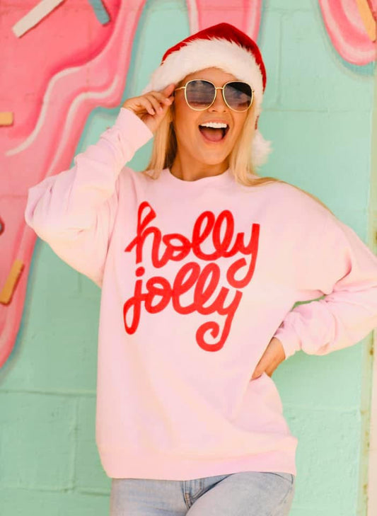 Holly Jolly Puff Sweatshirt