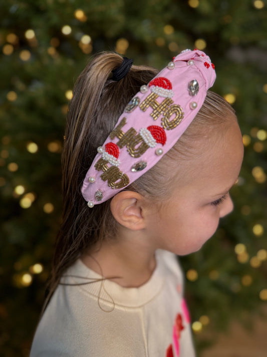 Holiday Headbands-Santa Hat