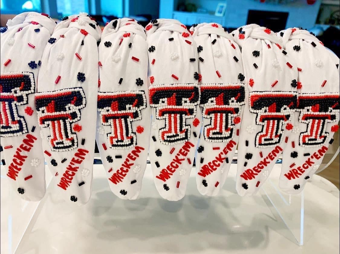 Sports Team Headbands-TT Wreck'Em