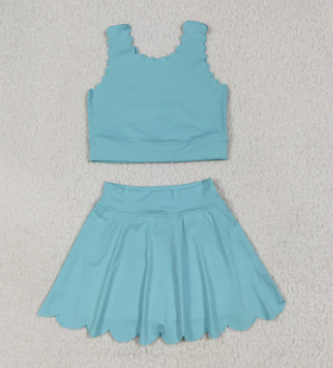 Active Two PIece Set - Solid Scallop