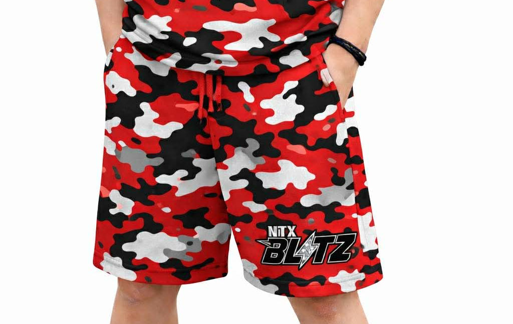 NTX BLITZ Spring Camo Shorts