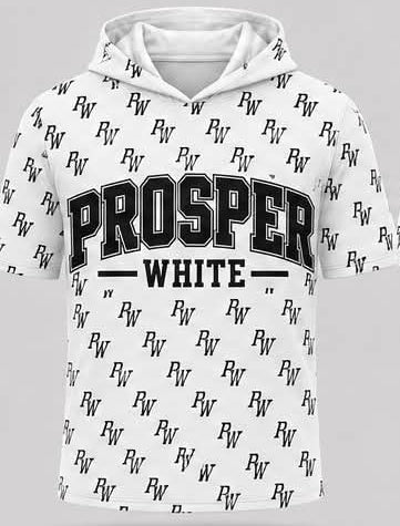 Prosper White Warmup Hoodie