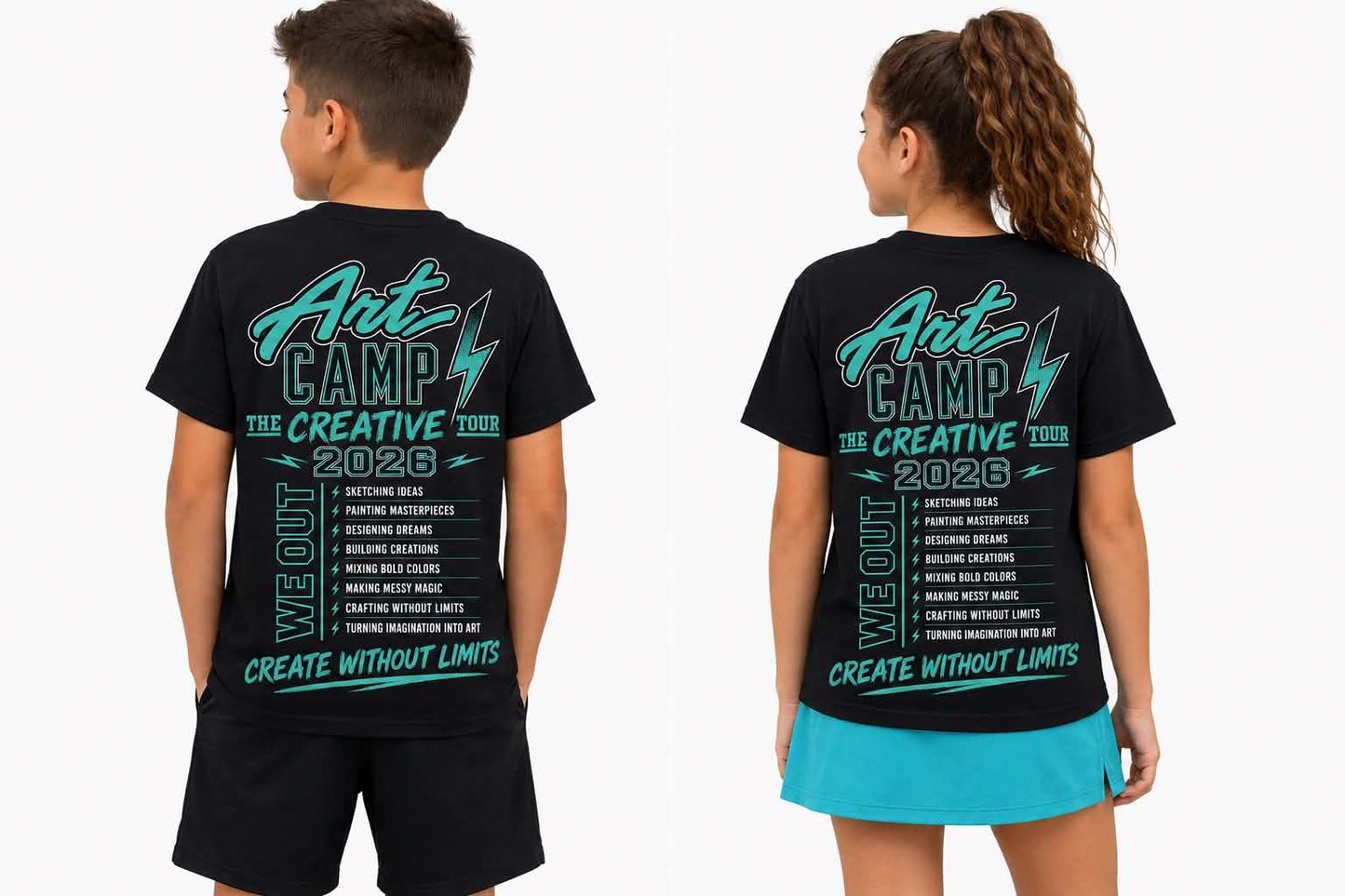 The Art Lady Camp Shirts