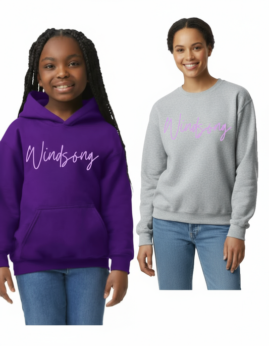 WR Purple Glitter Puff